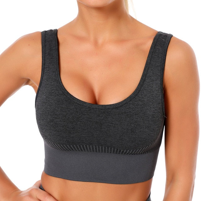 Yoga Set Sports Bra and Leggings Jogging Women Gym Set Clothes Seamless Workout Sports Tights Women Fitness Sports Suit