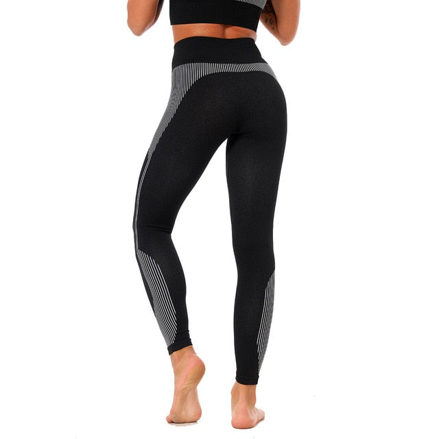 Yoga Set Sports Bra and Leggings Jogging Women Gym Set Clothes Seamless Workout Sports Tights Women Fitness Sports Suit