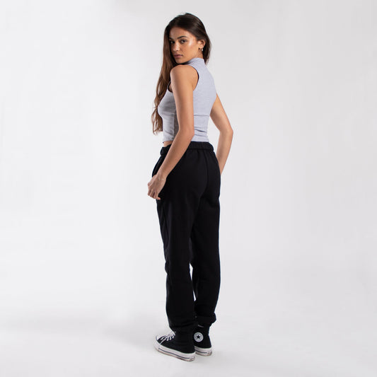 0890 - Women's Mock Neck Cropped Muscle Tank